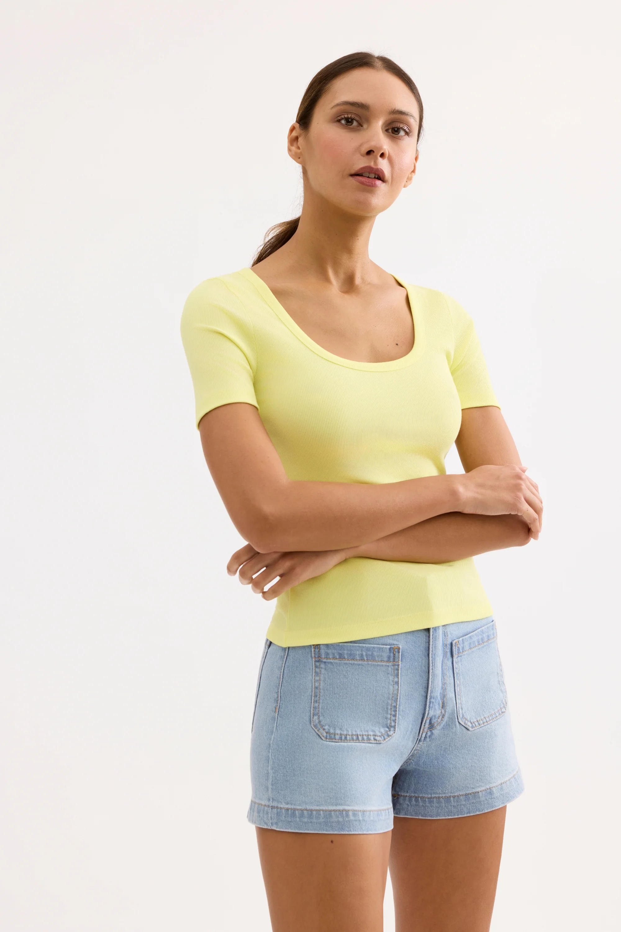 T-shirt basique col rond - Image 16