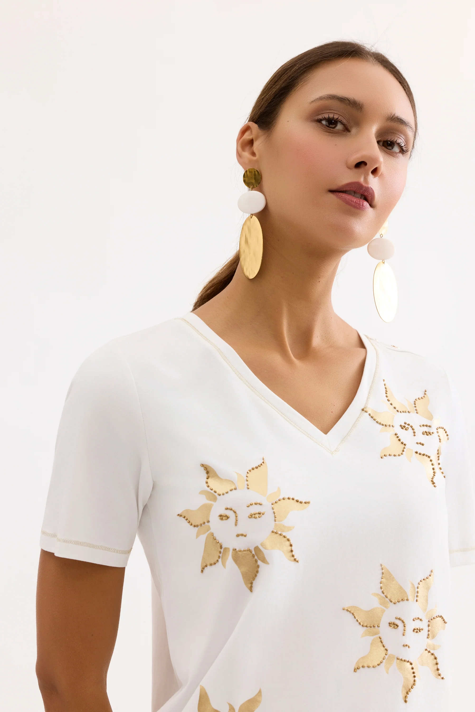 T-shirt imprimé en coton - Image 2