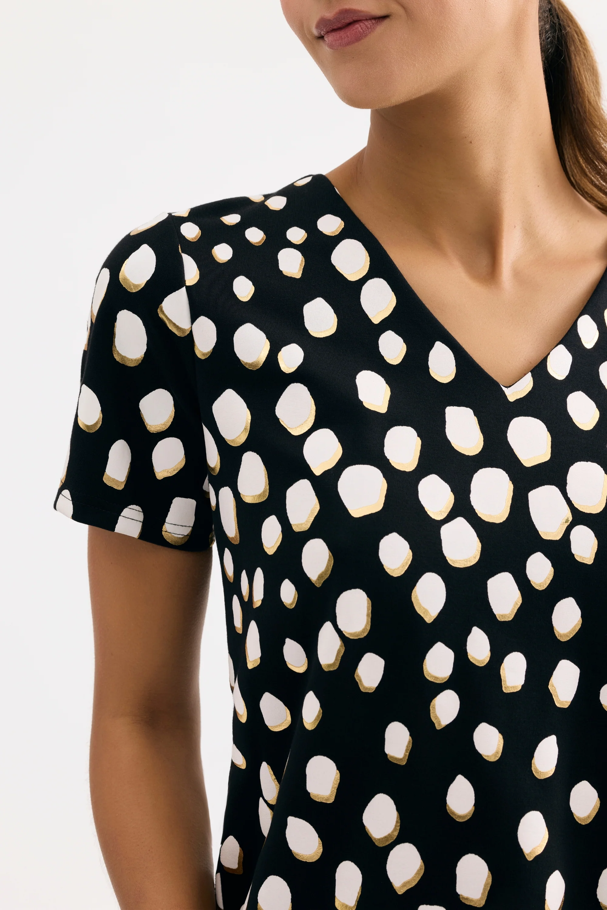 T-shirt imprimé pois graphiques - Image 7